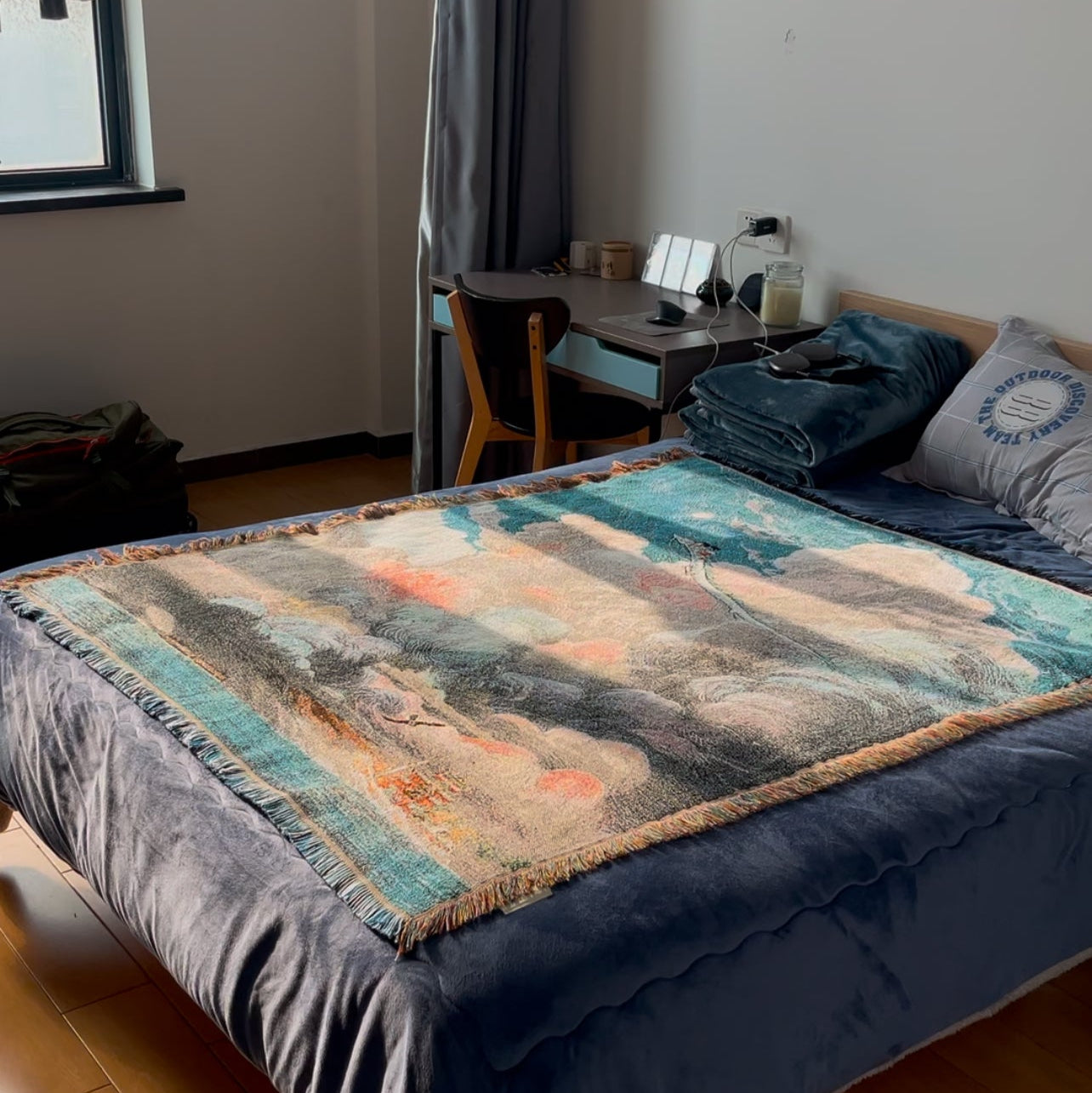 Dragon In Sky - Woven Blanket