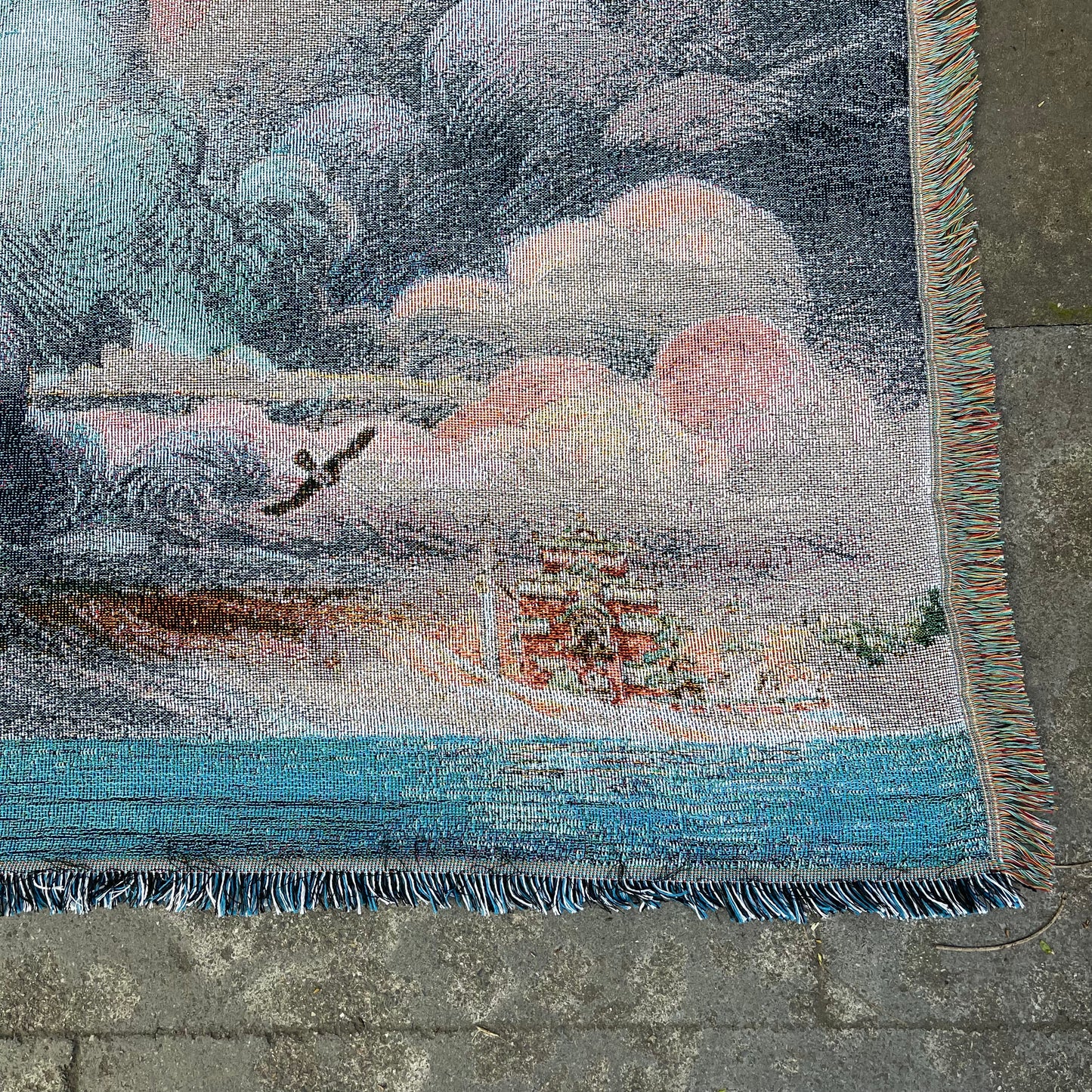 Dragon In Sky - Woven Blanket