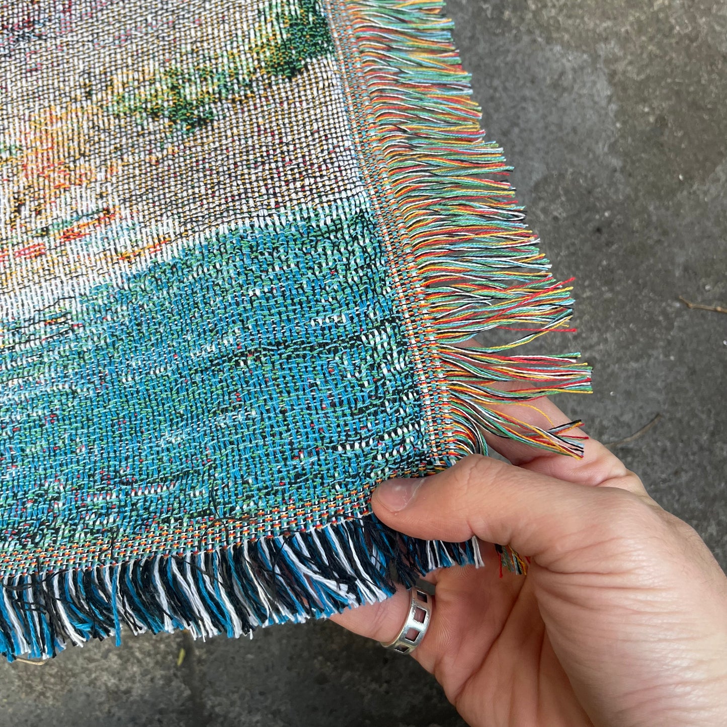 Dragon In Sky - Woven Blanket