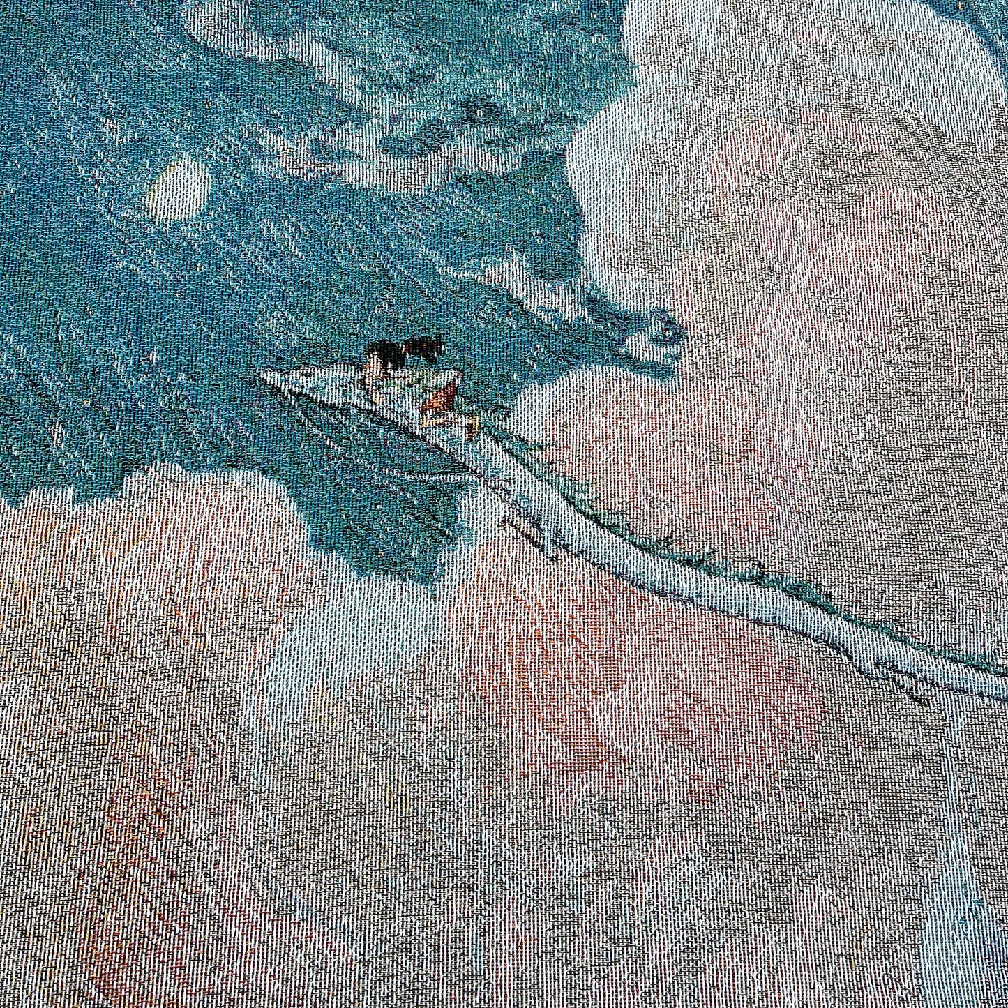 Dragon In Sky - Woven Blanket